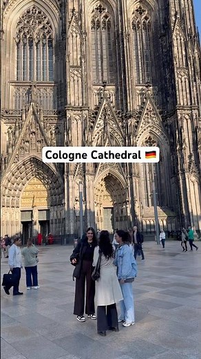 Majestic Cologne Cathedral – A Breathtaking Gothic Wonder in Germany🇩🇪 #shortvideo #viral