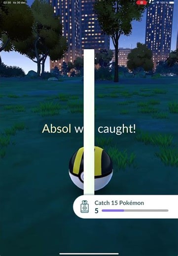 Got shiny absol! (for reward)