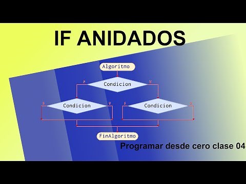 IF Anidados (si anidado) Diagrama de flujo, Programar Desde Cero clase 04