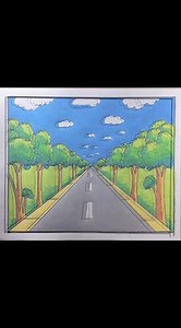 971K views · 9.2K reactions | Road side Tree Scenery #rongdhonuartanddrawing #painting #shortsfeed #learn #satisfying #e#explore #tutorial | Rongdhonu Art and Drawing | Facebook