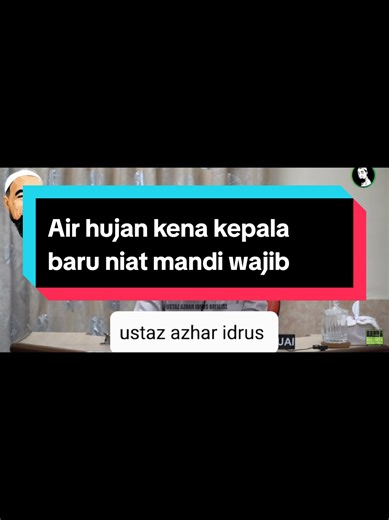 Jelas Mandi Wajib dengan Air Hujan