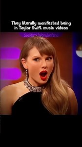 They literally manifested being in Taylor Swift videos 😳 | #taylorswift #shorts