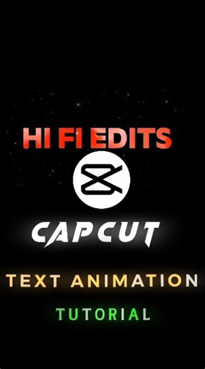 Capcut | Text animation tutorial❤️📈| #capcut #shorts #tutorial