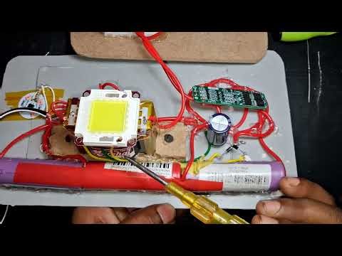 I Built a Monster 775 DC Fan! 15,000mAh Rechargeable Battery + LED