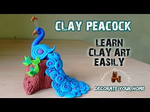 Create a Stunning Peacock in JUST 5 MINUTES with Polymer Clay!