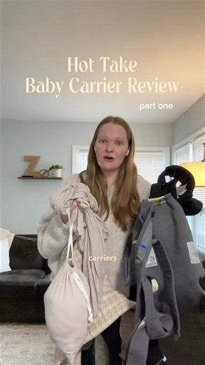 Baby carrier review featuring @mabecarriers !! #babycarrier #babyregistry #firsttimemom #shorts