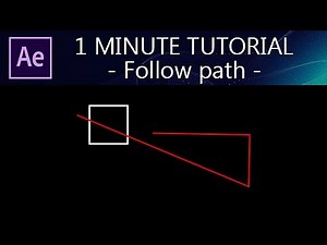 1 Minute Trick in After Effects - Follow path (Mask)