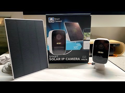 ACTION Solar Panel Camera Review and Test Outdoor Surveillance System