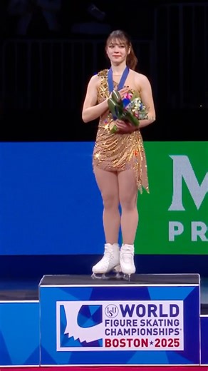336K views · 9.8K reactions | The Star-Spangled Banner plays for American WORLD CHAMPION Alysa Liu in Boston. 磊 | NBC Olympics & Paralympics | Facebook