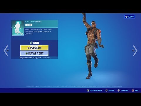The Rare Traversal FISHIN' Emote Is Back!