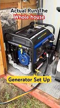 Generator Set Up Tri Fuel Westinghouse