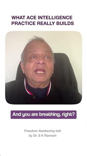 What ACE Intelligence Practice Really Builds | Dr. S.K. Ramesh | DRPF Worldwide