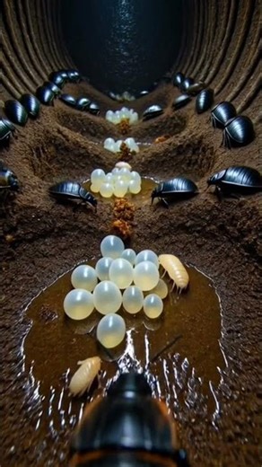 Micro Camera on a Pill Bug | Real Underground Colony POV Documentary (LED Research Footage