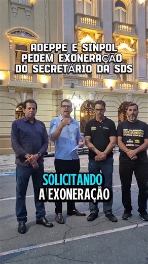 Sinpol PE on Instagram: "Diante das graves denúncias reveladas pela imprensa, que apontam possível uso político da estrutura da Polícia Civil em pleno ano eleitoral, o SINPOL e a ADEPPE oficiaram a governadora Raquel Lyra exigindo a exoneração imediata do Secretário de Defesa Social, Alessandro Carvalho. A Polícia Civil existe para investigar crimes, não para servir a interesses políticos. Qualquer interferência política na atividade policial é desvio de finalidade, afronta a Constituição e colo