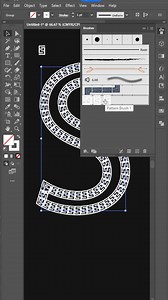 How to Apply Pattern Brush on a S Letter in Adobe Illustrator cc Tutorial #reels #illustrator #brush #pattern #letter #logo #logodesigner #logoinspiration #illustration #design #designers #graphicdesign #graphicdesigner #trending #viral #viralreels #graphic #graphics #designinspiration #frdtutorial | FRD Tutorials