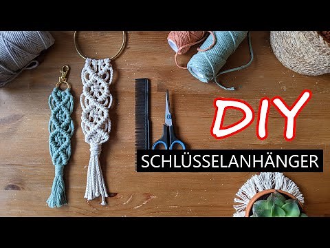 DIY - Makramee Schlüsselanhänger für Anfänger | makrameenia