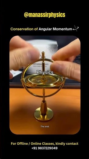 Conversion of Angular Momentum | Easy Physics Explanation #physics #experiment #example #science