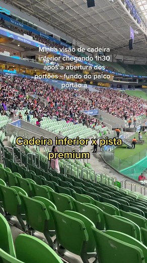 Falam que a cadeira inferior é muito boa, realmente é se você tiver como chegar de madrugada/de manhã bem cedinho. Os pontos positivos são ficar sentado, conseguir ir no banheiro, comprar comida e ter um pouco de conforto. #r#rbdparasiemprer#rbdt#tourrbd2023i#ingressorbdr#rbdbrasilV#Veraof#foryouf#fypa#allianzparqueh#harrystyles