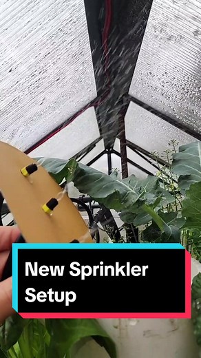 Optimizing Sprinkler System for Aeroponic Towers