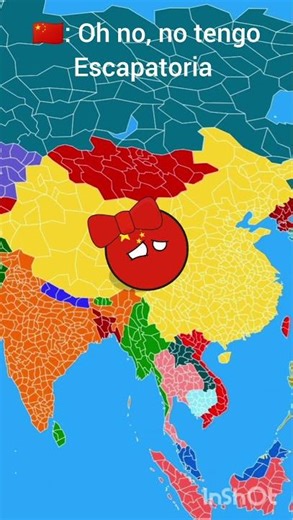 Eliminating Asian countries, part 1 #shorts #countryballs #asia #humor