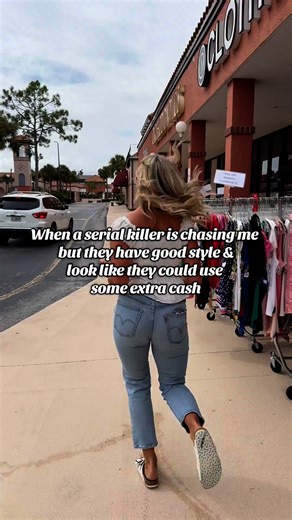POV: The serial killer chasing you has killer style 👀💀 …and looks like they could use some extra cash ✨ That’s basically us with designer fashion 🤭 Shop sell with Clothes Mentor Palm Harbor, and don’t miss our spooktacular Witches Night Out event on Friday October 17th! 🧙‍♀️ #DesignerDeals #WitchesNightOut #KillerStyle | Clothes Mentor Palm Harbor