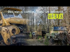 A graveyard of old trucks has been discovered (URBEX).