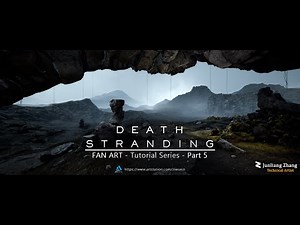 Procedural Death Stranding Fan Art Landscape Tutorial Completed Series with Houdini and UE4 Part 5