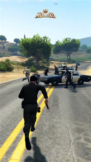 CODE 4 | Suspect apprehended #monacorp #police #policechase