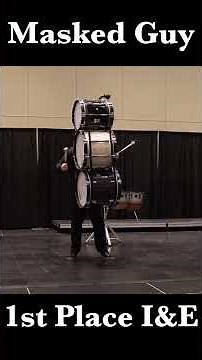 Masked Guy - 1st Place Multi-Bass Drum I&E Solo