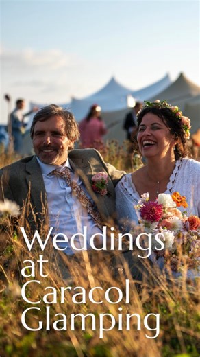 Planning a small, relaxed wedding for next summer? Our glamping wedding packages are perfect for couples looking for something intimate, stylish, and completely private. Enjoy exclusive use of our site for a minimum two-night midweek stay (Sunday–Wednesday), creating time to celebrate properly with the people who matter most, without the rush of a one-day event. What’s included: * Exclusive use land hire * 8 luxury bell tents for overnight guests * High-spec flushing toilets & rainfall showers *