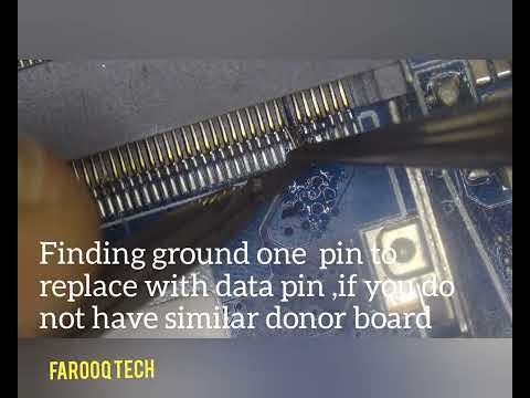 How to repair damage Ram slot (DIMM) of a laptop#farooqtech
