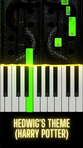Hedwig's Theme (Harry Potter) piano tuto #hedwigstheme #harrypotter #pianotutorial