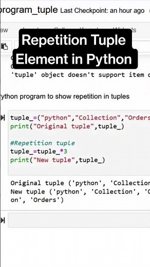 Tuple Trick Every Python Coder Should Know! #python #ai