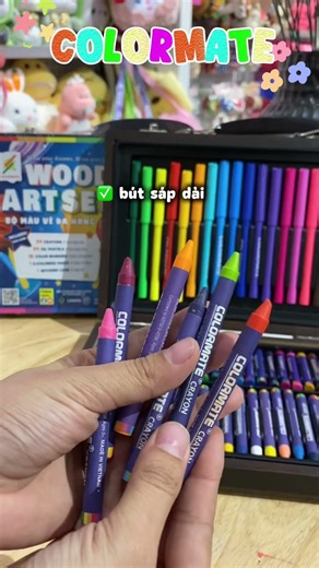 COLORMATE - Hộp gỗ màu vẽ 68 chi tiết #colormate #art #artworkshop #mauve #painting #markersart