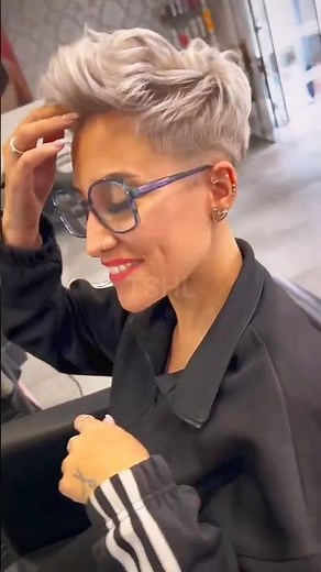 pixie haircut for ladies | Transformative hair look #shorts #hairtransformation #pixiehaircut