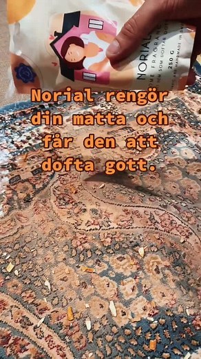 Har du en smutsig matta hemma? Norial är en vegansk rengöringsprodukt tillverkad i Sverige. #lärdigpåtiktok #cleantok #foryou #städtok #cleanwithme