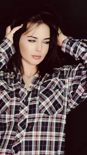 Stylish Plaid Shirt with Red, White, and Black Pattern