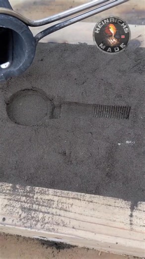 Metal Casting Process on Sand #foundry #education #casting | Heinrichs Made | Facebook