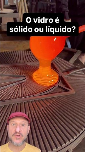 Vidro é sólido ou líquido?