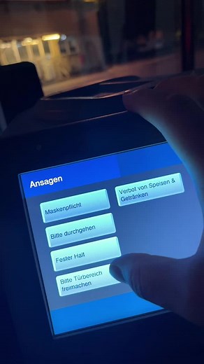 Interactive Digital Menu Experience on a Bus