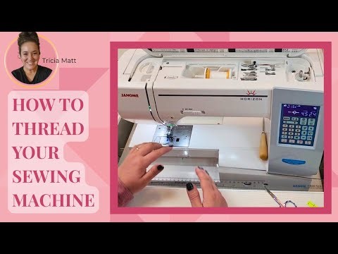 Threading Your Sewing Machine | Winding Bobbin #sew #sewing