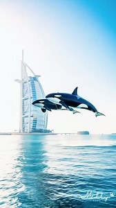 "Paus orca adalah simbol kekuatan, keindahan, dan kebebasan. Saksikanlah bagaimana mereka menari di bawah sinar matahari siang, mengingatkan kita bahwa ada keajaiban di setiap momen." Paus orcha versi Al🥰 #fyppausorcha #fypreellspausviral #pausorchashow #Algeneration #videoaistdio #digitalcomunity #comunityevent #Mellykusnita | Melly Kusnita