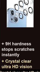 phone lens protector iPhone 14 Plus 6.7 inch tempered glass | Deal Of The Day