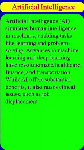 Artificial Intelligence essay in english | 10 lines essay on Artificial Intelligence |