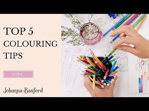 Johanna Basford - My Top 5 Colouring Tips!