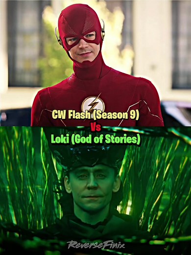 CW Flash Vs God of Stories Loki - Epic Battle in Marvel and DC Crossover