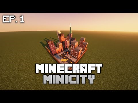 Building A Mini City In Minecraft || Ep. 1 - Beginning The City || Minecraft Timelapse