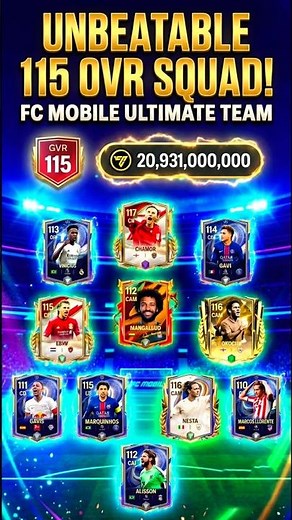 FC MY TEAM 115 OVR 🔥