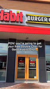 11K views · 100 reactions | Good Habits Day = FREE BURGERS ✨ Today only, grab a FREE Double Char with a $1+ donation to @nokidhungry and a $5+ purchase. Doing good never tasted so good ❤️ *Must order with the cashier. Kiosk and digital orders do not qualify. Only at participating restaurants. | Habit Burger & Grill | Facebook