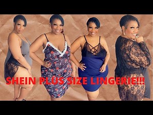 SHEIN PART 1 PLUS SIZE LINGERIE HAUL!!! #shein